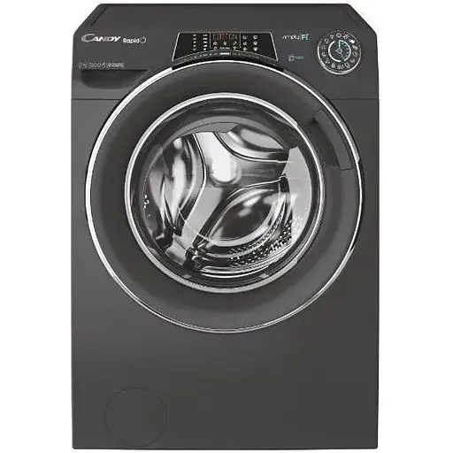Стиральная машина Candy фронтальная 7 кг 1200 A+++ 45 см дисплей пара инвертор серебристый