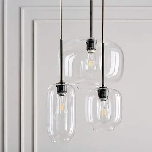 Підвісний світильник з прозорим плафоном Line.F AA 361/380 - фото 7