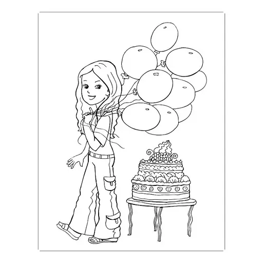 Большая книга раскрасок "Девочки и цветы" 1736004, 64 страницы - фото 3