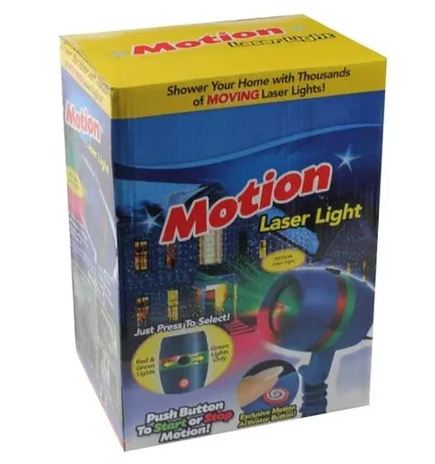 Лазерний проектор Star Shower Motion Laser Light (для будинку і вулиці) Blue - фото 6