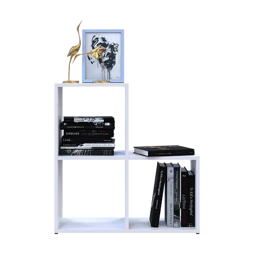 Стеллаж Doros Степь 2х2 Белый открытый 69х28.8х71.4 (41516156) - фото 3