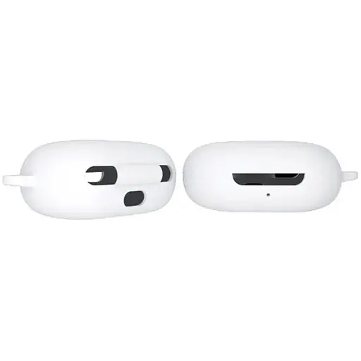 Чохол-накладка DK Silicone Candy Friendly з карабіном для Oppo Enco W11/W12 (white)
