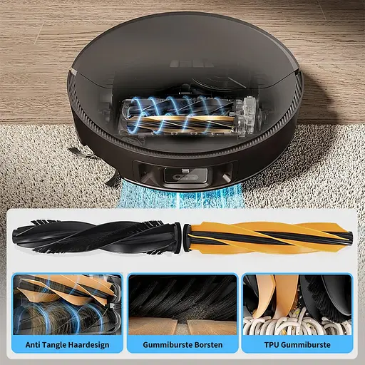 Комплект основных щеток для Dreame L40s Pro Ultra ( RLL74CE-Bl RLL74CE-Wh ) 2 шт. - фото 7