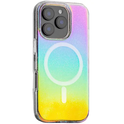 Чохол Epik TPU Galaxy Sparkle MagFit для Apple iPhone 16 Pro 6.3 Chroma+Glitter