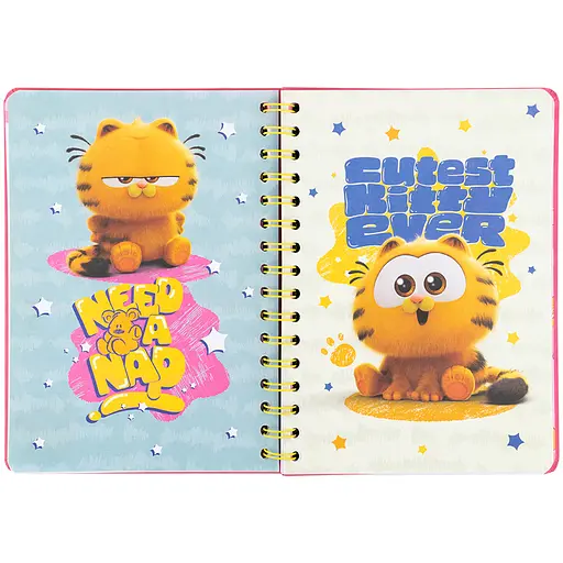 Щоденник на спіралі Kite Garfield тверда обкладинка (GF25-438) - фото 7