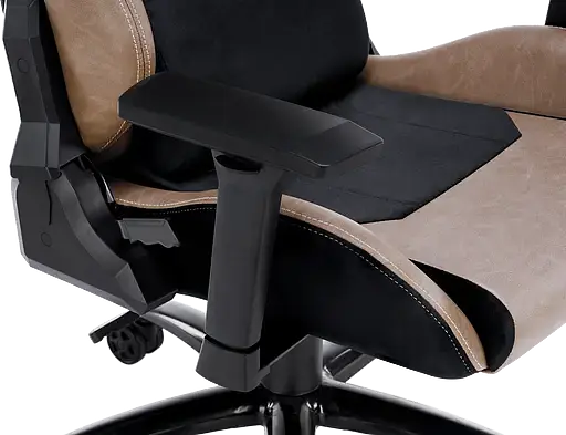 Геймерское кресло GT Racer черное с коричневым (X-2420 Black/Brown) - фото 12