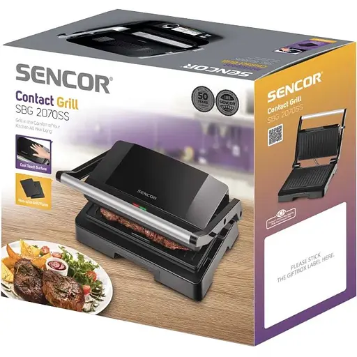 Гриль Sencor SBG 2070SS (6907828) - фото 8