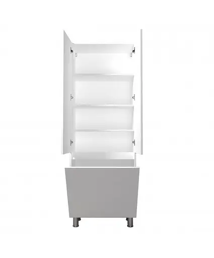 Пенал Мойдодир MoonShine П-66к білий глянсовий підлоговий, Білий - фото 3