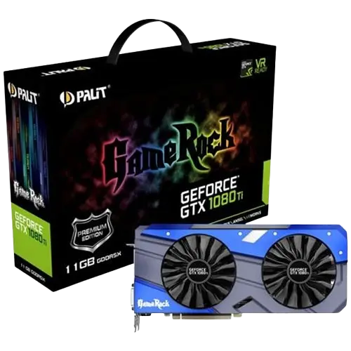 Видеокарта GeForce GTX 1080 Ti 11GB Palit GameRock Premium (NEB108TH15LC-1020G) Б/У