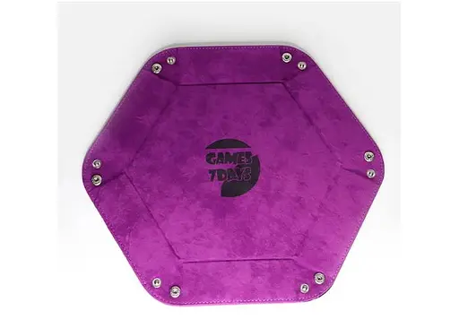 Настольная игра Games 7 Days Лоток для кубиков Hexagon dice tray - Light purple (g7dhexdt04) - фото 4