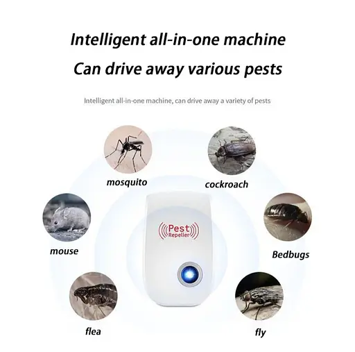Ультразвуковий репелент для щурів, мишей, тарганів, шкідників, гризунів - фото 10