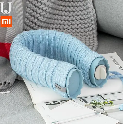Грелка Xiaomi JORDAN & JUDY Silicone Hot Water Bag 710 мл (Blue) [52749] - фото 5