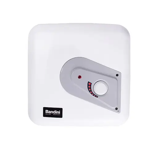 Водонагреватель Bandini Q 15(O), 15 л,1500 Вт, мокрый ТЭН, над мойкой, квадратный, белый (000004561) - фото 1