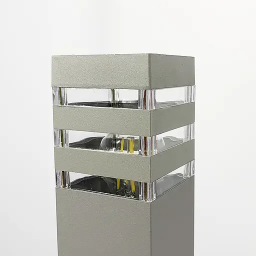 Вуличний ліхтар в сірому кольорі Line.F 8024 GR (стовп) - фото 4