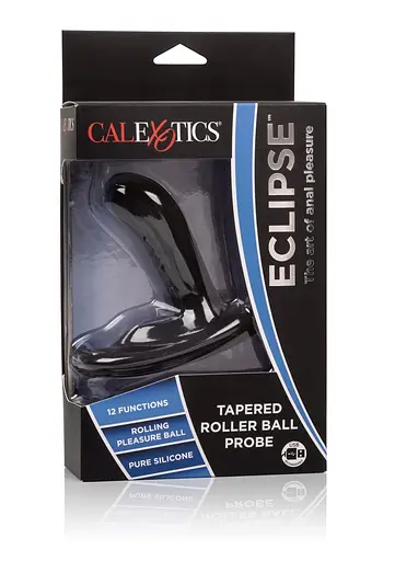 Стимулятор простати CalExotics Eclipse Roller Ball Probe, 10.3 см чорний - фото 6