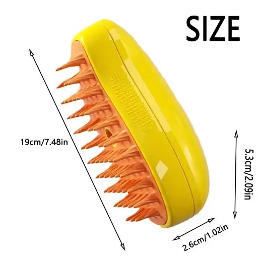 Спіральна  щітка для собак і котів грумінг масажна для вичісування з водою всередині 3 in 1 - фото 4