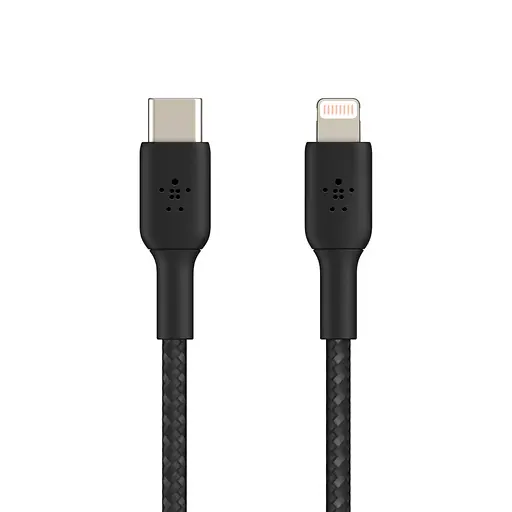 Belkin USB-С - Lightning, BRAIDED[2m, black] - фото 4