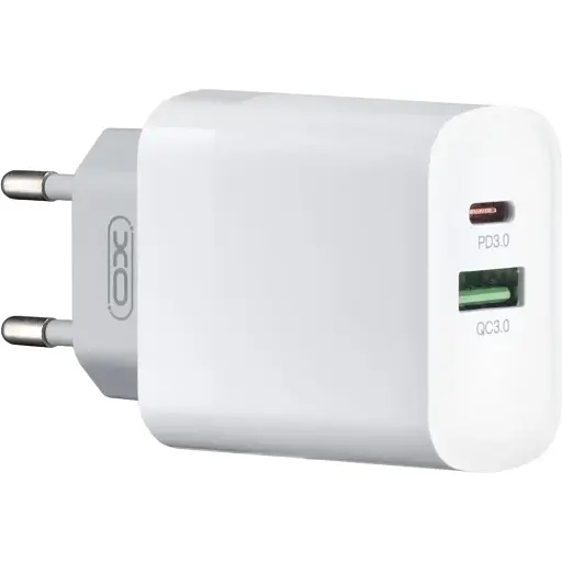 Сетевое зарядное устройство XO L64 18W зарядное устройство - фото 1