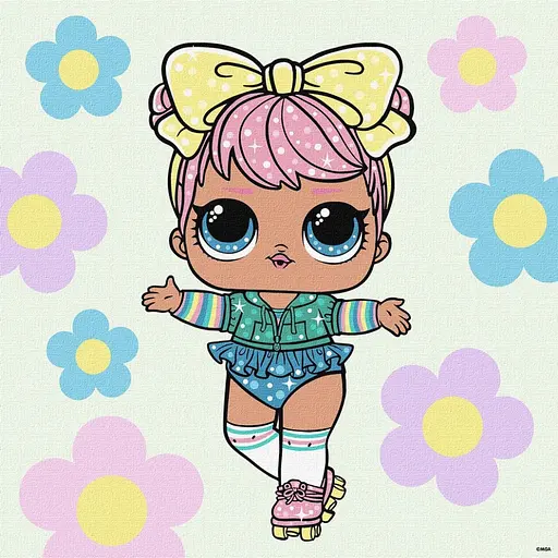 Картина по номерам "L.O.L. Surprise! Spring Bling Dawn" Идейка KHO1101, 40х40 см - фото 1