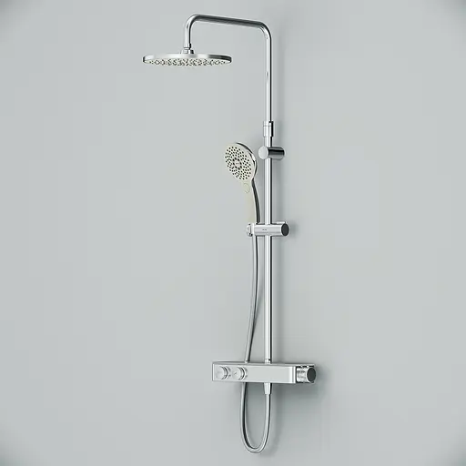 Душевая система AM.PM Inspire 2.0 с термостатом AM.PM F0750A400 - фото 4