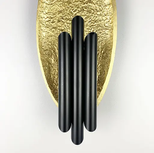 Бра з фактурного золотистого корпусу Line F B 031-1 - фото 3