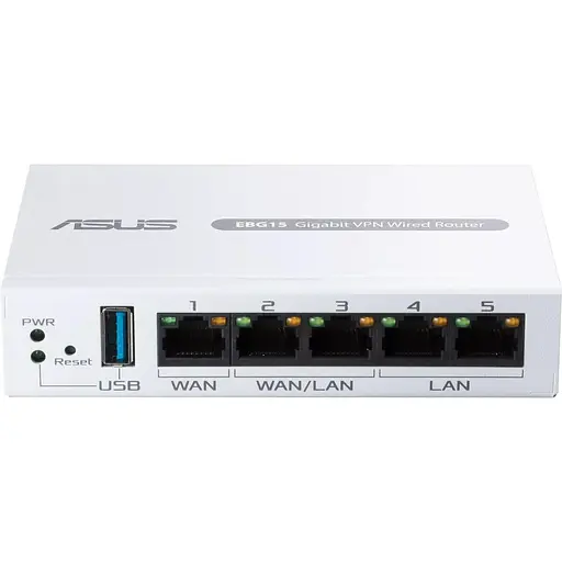 ASUS Маршрутизатор ExpertWiFi EBG15 2xGE LAN 1xGE WAN, 2xGE WAN/LAN, USB 3.2, BT