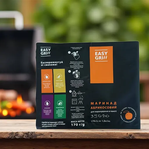 Маринад Easy Grill (натуральное абрикосовое пюре) - 170 г - фото 4