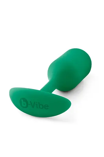 Анальная пробка B-Vibe Snug Plug 2, 10.5 см (зеленый) - фото 3