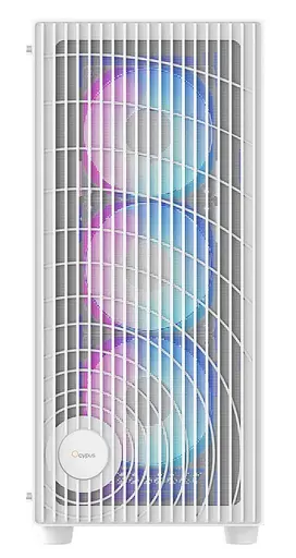 Корпус OCYPUS GAMMA C70 WH ARGB (GAMMA-C70-WHG400XX-GL) без блока питания - фото 2