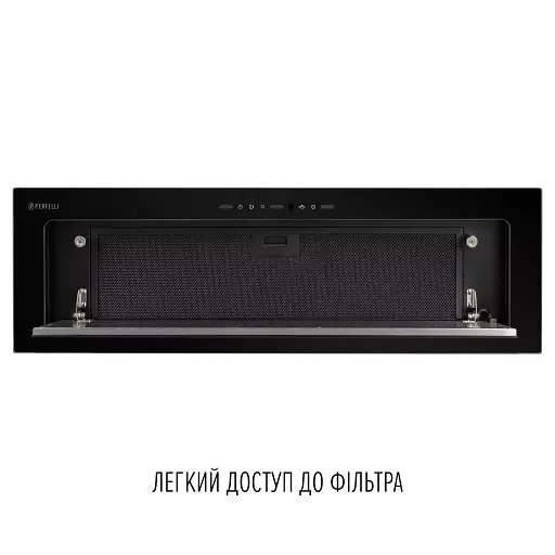Вытяжка полновстраиваемая Perfelli Design Vision 9 Nero Silenzio - фото 9