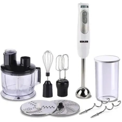 Блендер Edler EDHB-1818, White, 700W, погружной