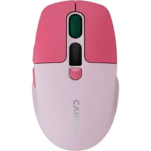 Миша Canyon MW-26 LCD Silent Dual Mode Wireless Pink (CNS-CMSW26P) - фото 1