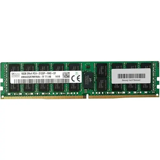 Оперативна пам'ять Hynix DDR4 16GB 2133 MHz ECC Registered (HMA42GR7MFR4N-TF) Б/В
