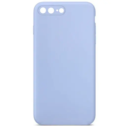 Чохол Epik Silicone Case Square Full Camera Protective AA No Logo для Apple iPhone 7 plus/8 plus 5.5 Блакитний/Lilac Blue