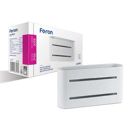 Бра Feron AL8004 під лампу білий - фото 1