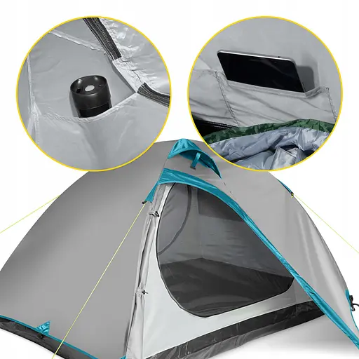 Намет туристичний Mountain Goat Prime Duo 2-місний Grey (P-5905973406550) - фото 6