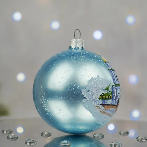 Ялинкова прикраса Санта Шоп Михайлівський Золотоверхий Собор скло (4820001180343) - фото 2