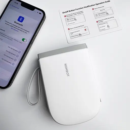 Термопринтер для печати наклеек NIIMBOT D11_H White - фото 13