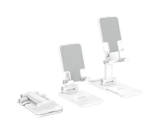Подставка для телефона, смартфона, Folding desktop phone stand Белая - фото 2