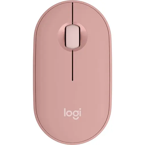 Бездротова миша Logitech Pebble Mouse 2 M350s Rose Bluetooth (910-007014) - фото 1
