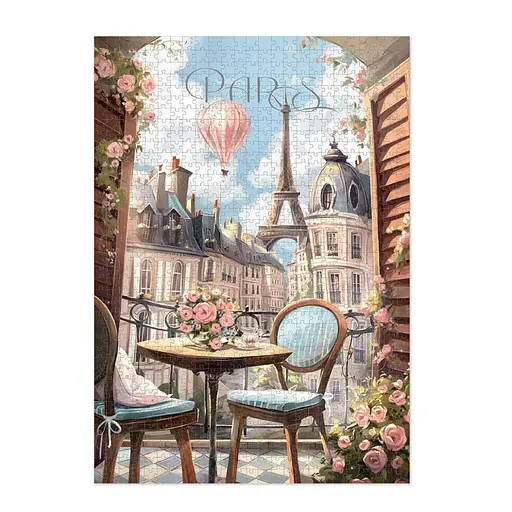 Пазлы классические Medium-XL "Города. Париж" DoDo Toys 300650, 1000 элементов - фото 2