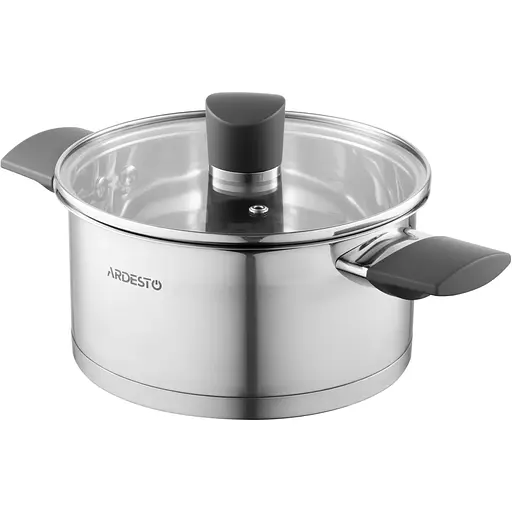 ARDESTO Каструля Gemini, скляна кришка, 2.1 л, нержавіюча сталь