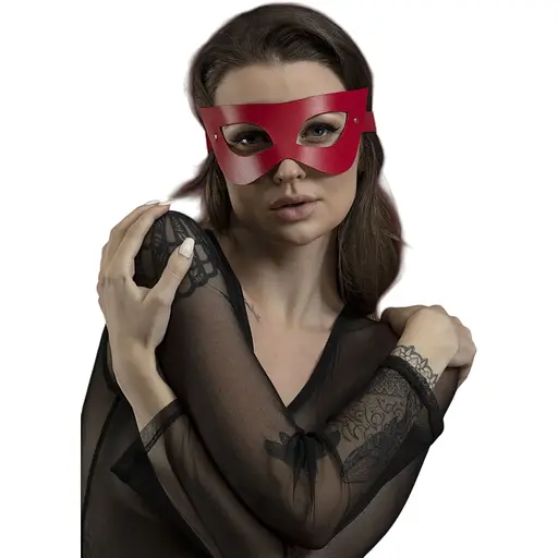 Маска на лицо Feral Feelings - Mistery Mask натуральная кожа, красная