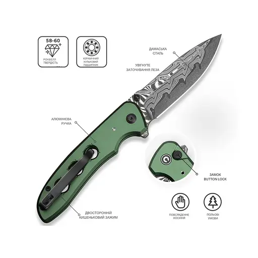 Ніж складаний Civivi Hyperpulse C23087A-DS1 - фото 11