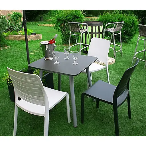 Стілець садовий пластиковий Evolutif Charlotte Deco Chair білий - фото 3