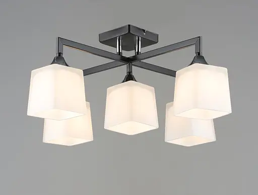 Люстра стельова Sirius B N6116/5 COFFEE+CR