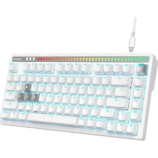 Клавиатура Bloody AT75 USB White (AT75 (White)) - фото 2