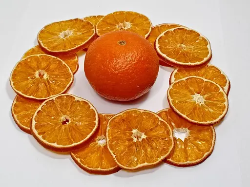 Сушені мандаринові чипси 30г