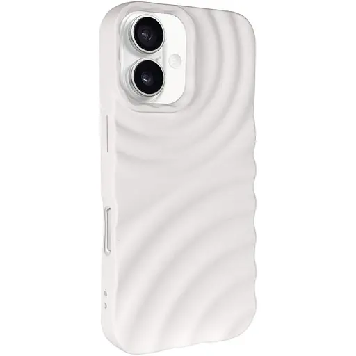 Чехол Epik TPU MonoWave для Apple iPhone 16, 6.1 White
