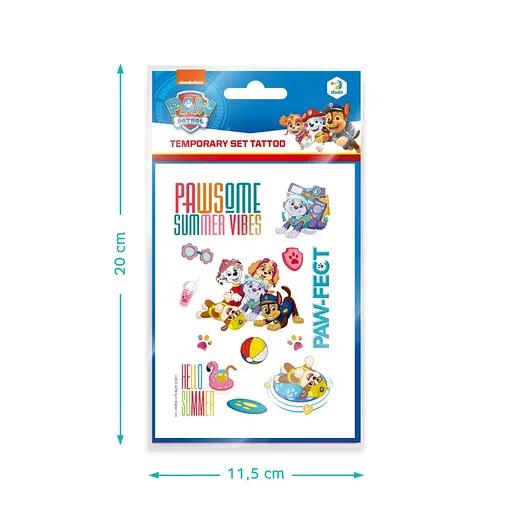 Набор детских временных татуировок Paw Patrol 200436, 4 листа - фото 4